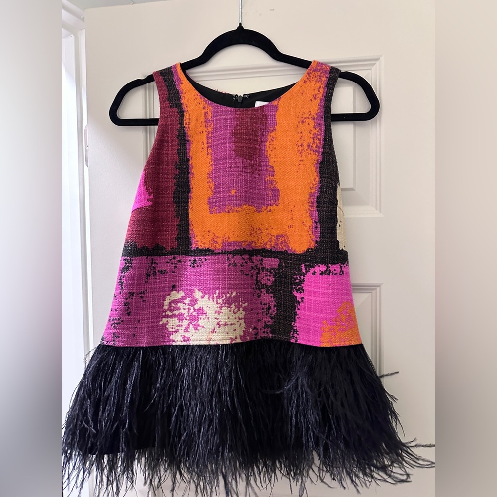 Julie brown feather top
